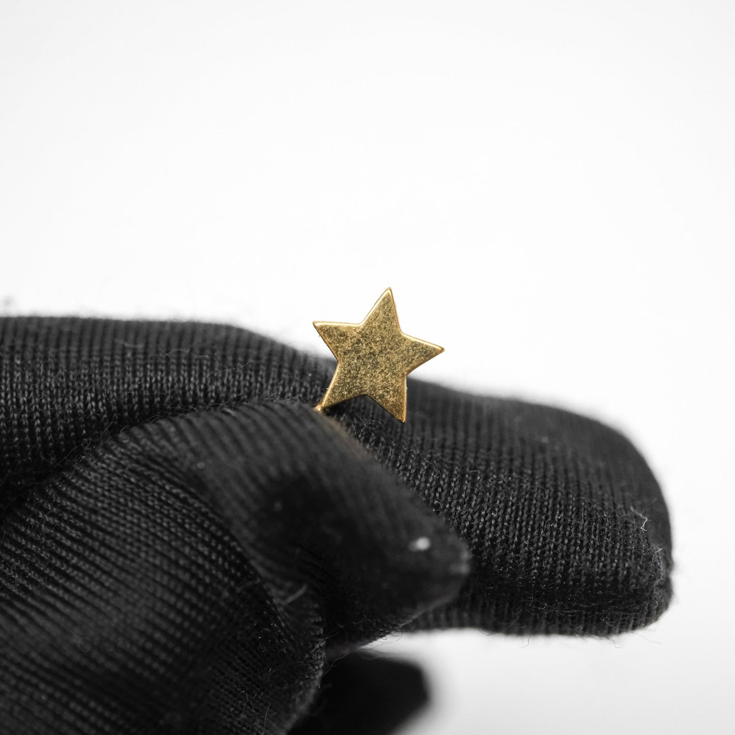 Christian Dior Petit CD Pearl Star Necklace Gold Tone