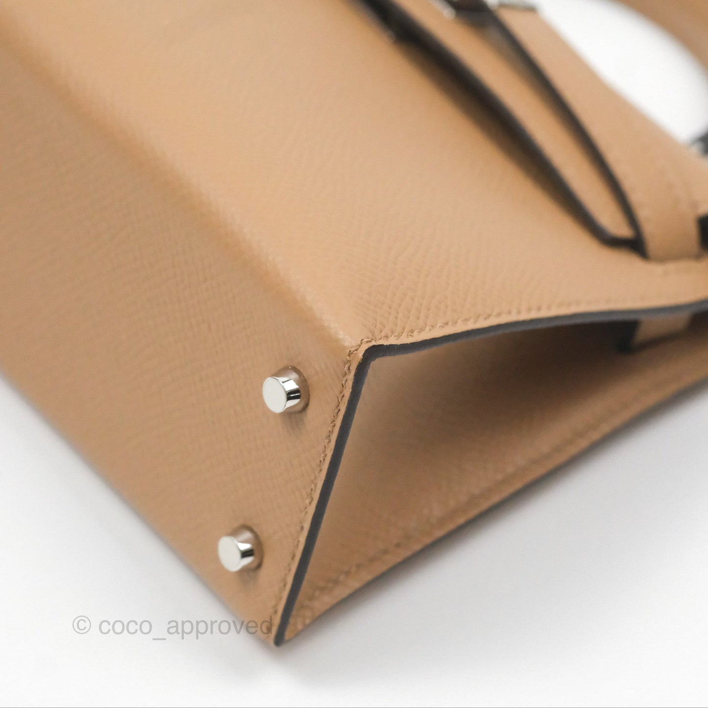 Hermès Mini Kelly II Chai 0M Epsom Palladium Hardware