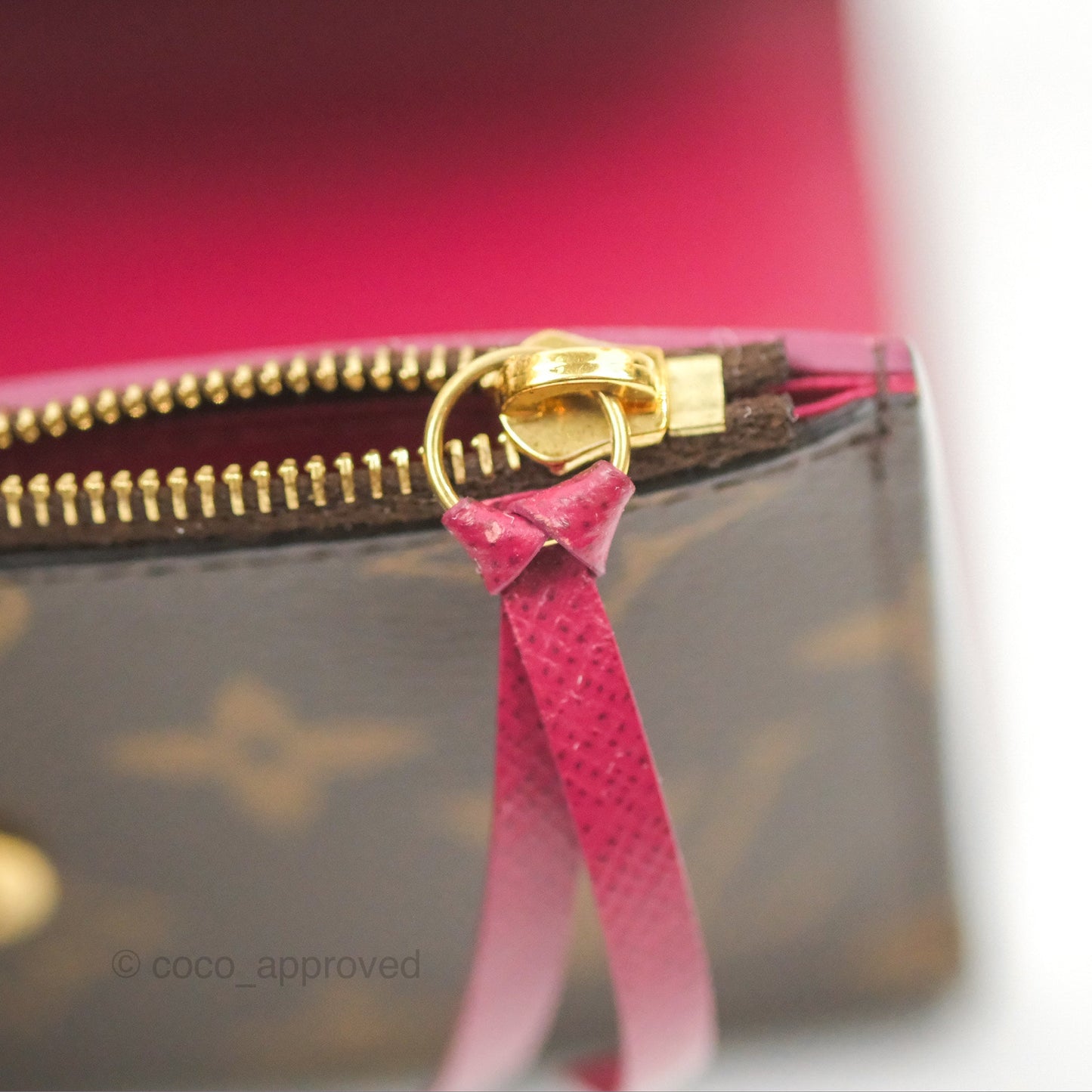Louis Vuitton Victorine Wallet Monogram Canvas Fuchsia Pink