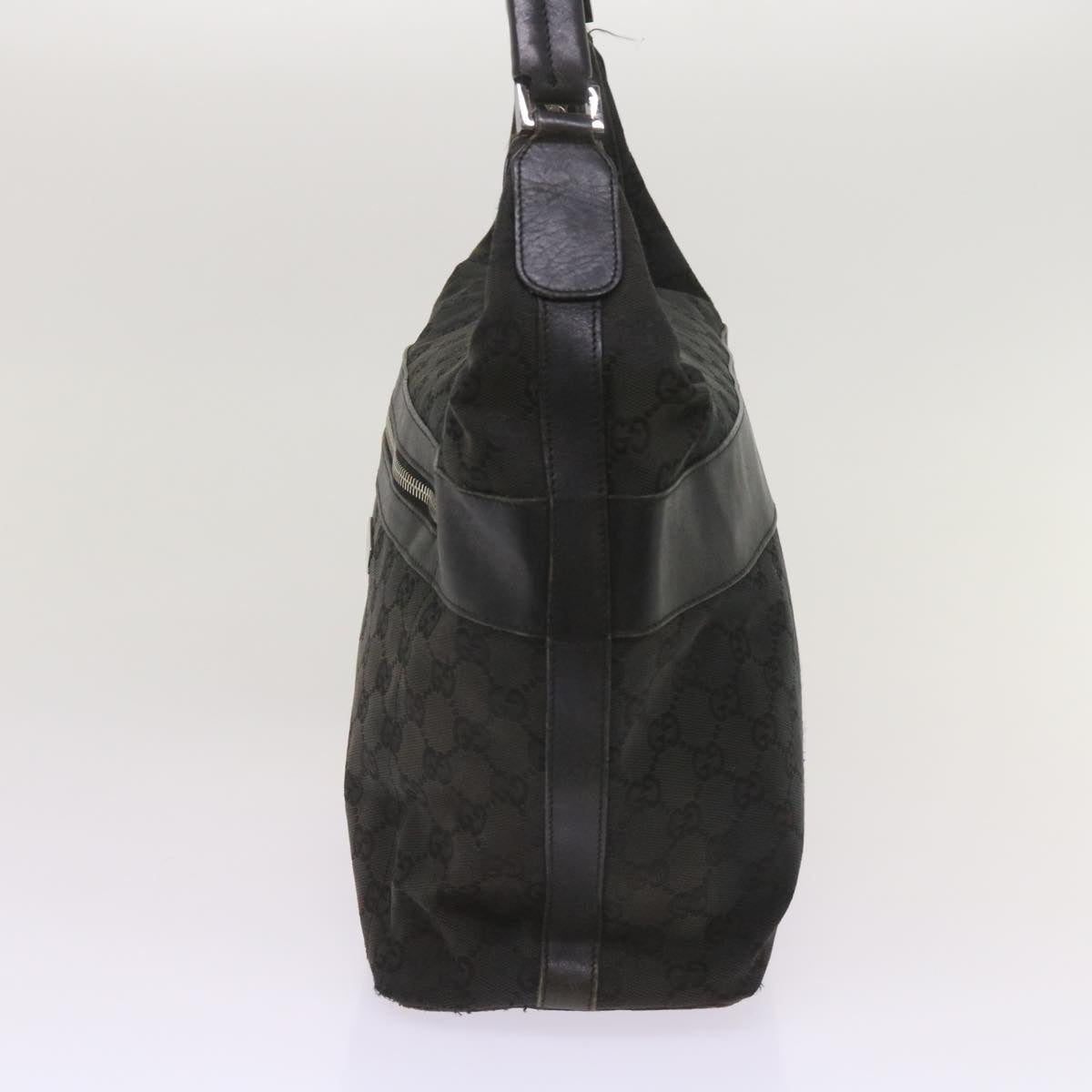 GUCCI GG Canvas Shoulder Bag Black 001 4298  66388