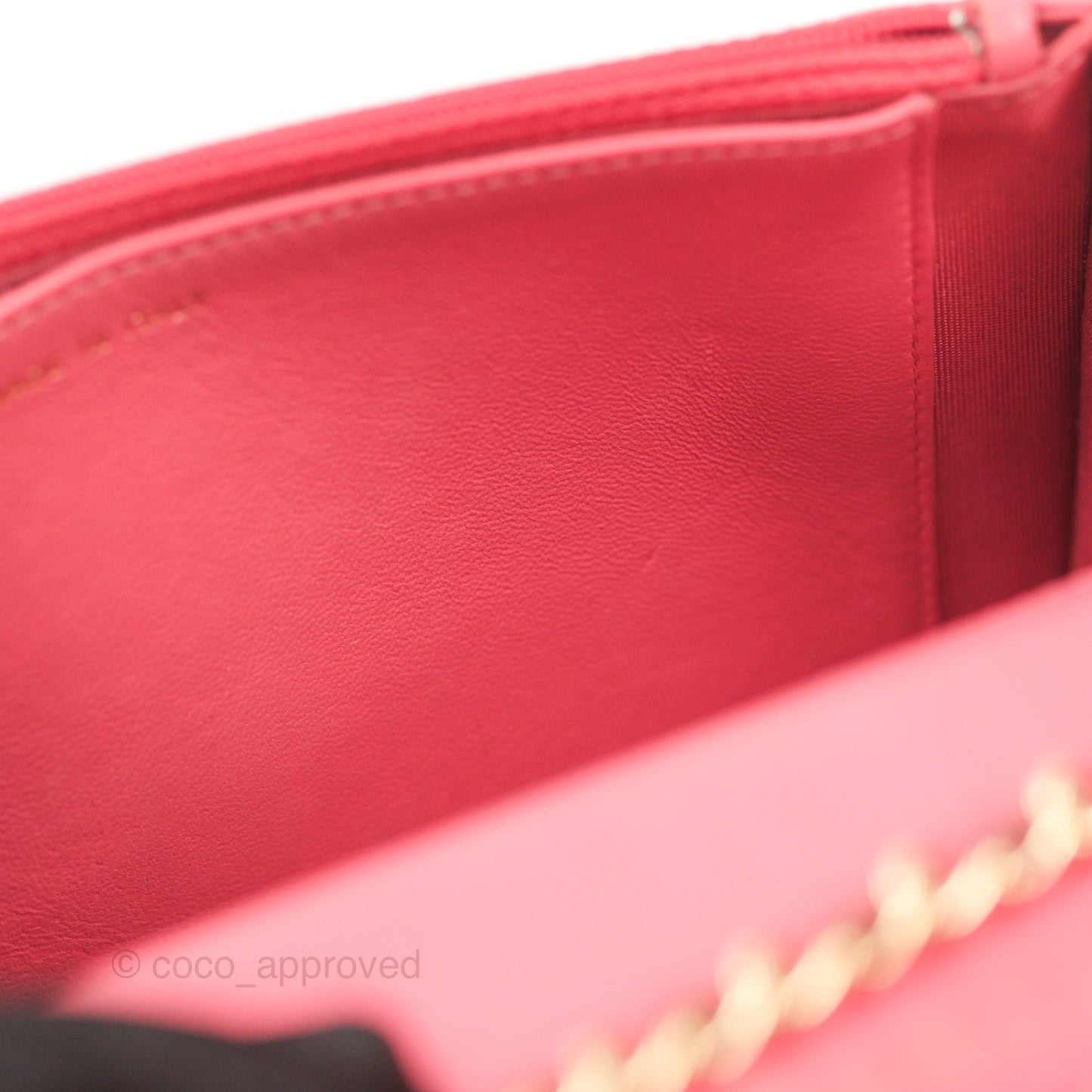 Chanel Trendy CC WOC Pink Lambskin Gold Hardware