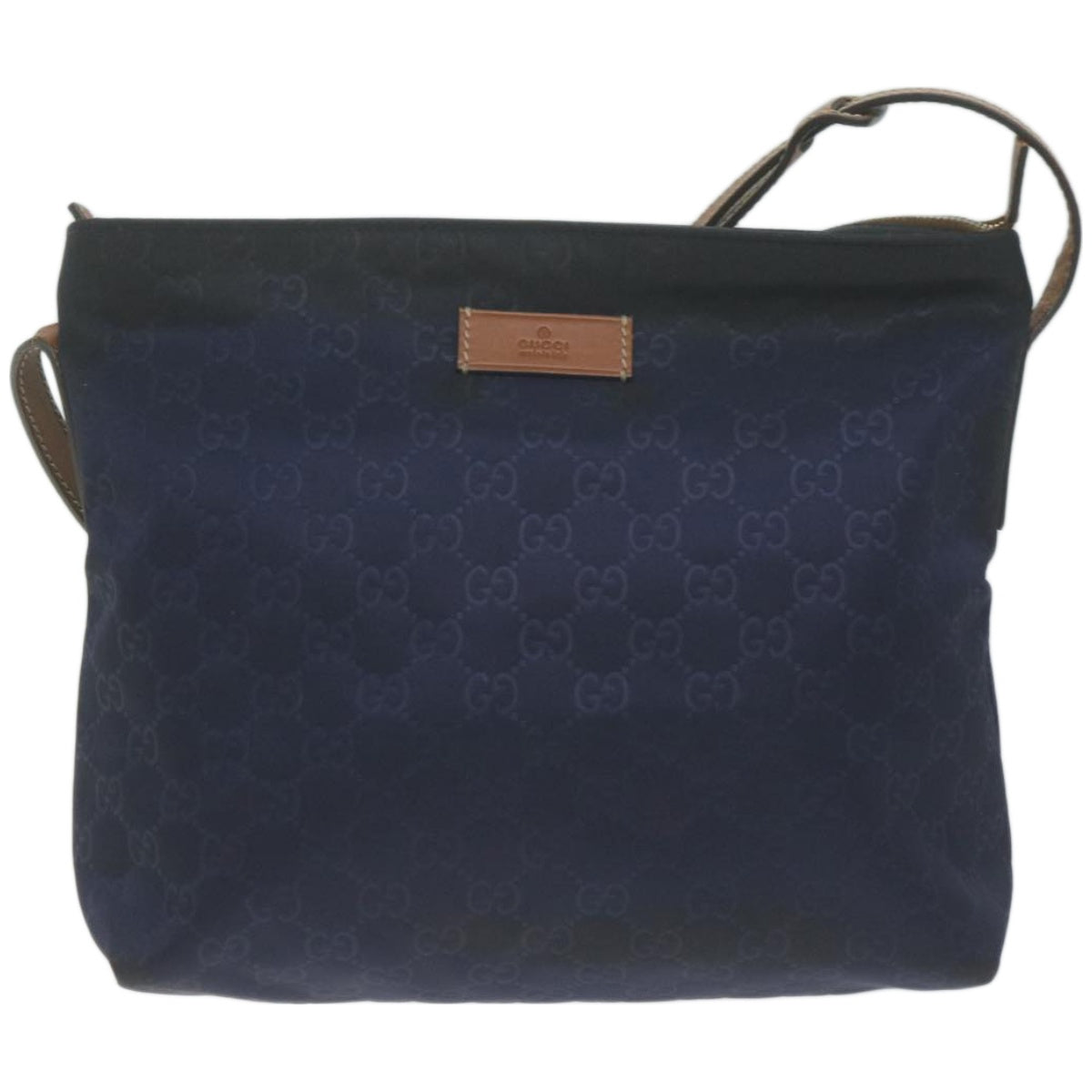 GUCCI GG Canvas Shoulder Bag Navy 314529  66496