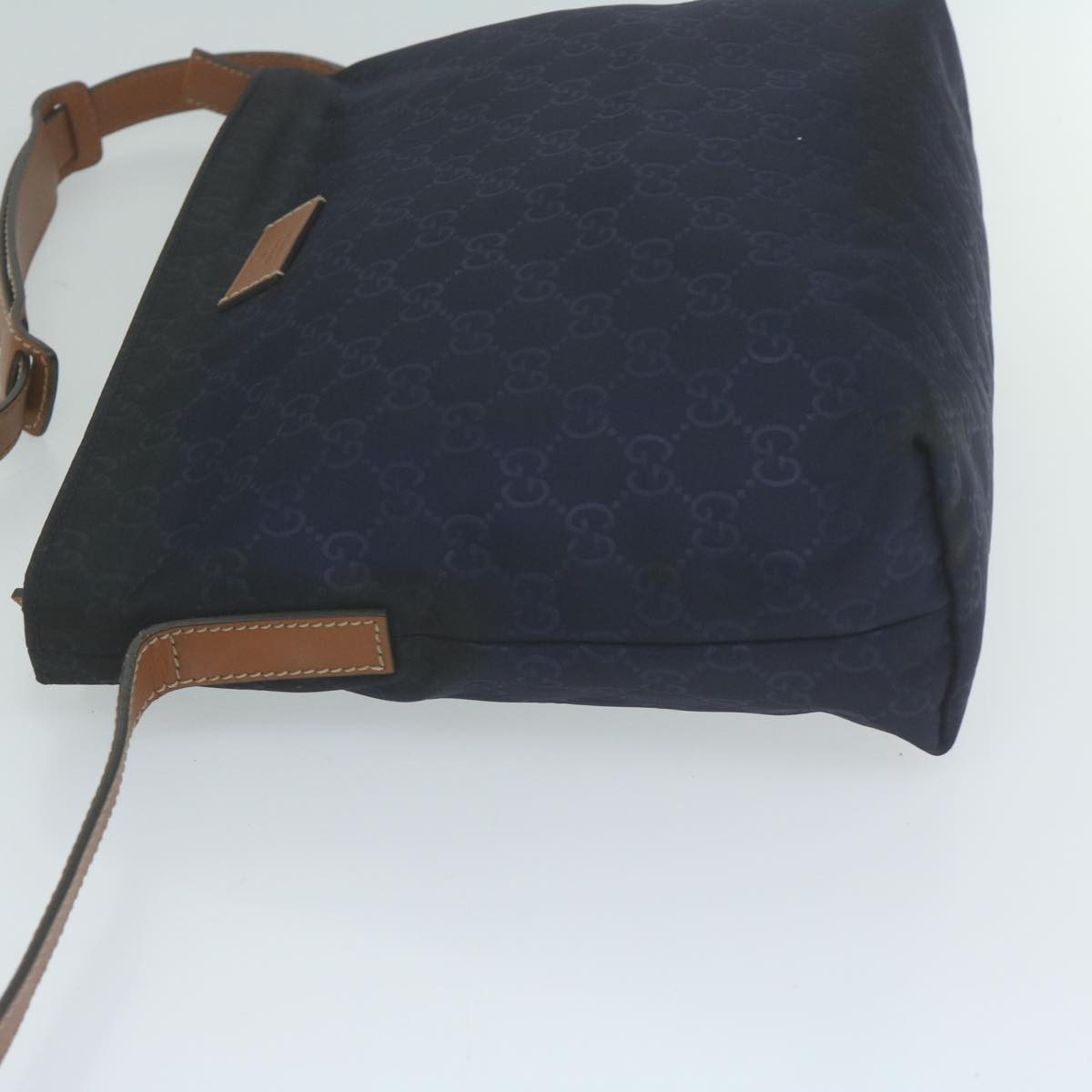 GUCCI GG Canvas Shoulder Bag Navy 314529  66496