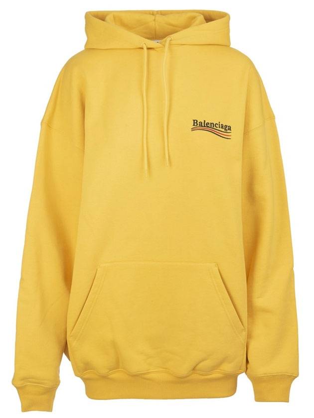 Luxury Balenciaga Wave Logo Hoodie Yellow
