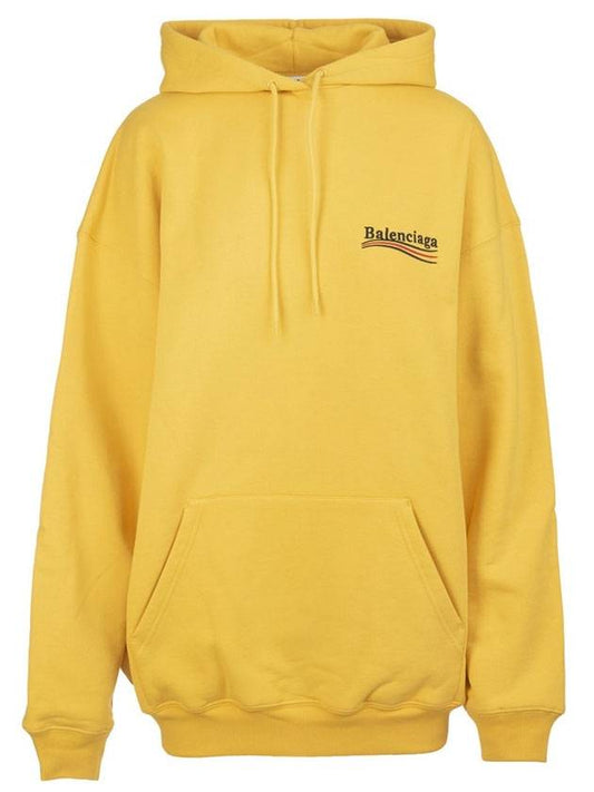 Luxury Balenciaga Wave Logo Hoodie Yellow