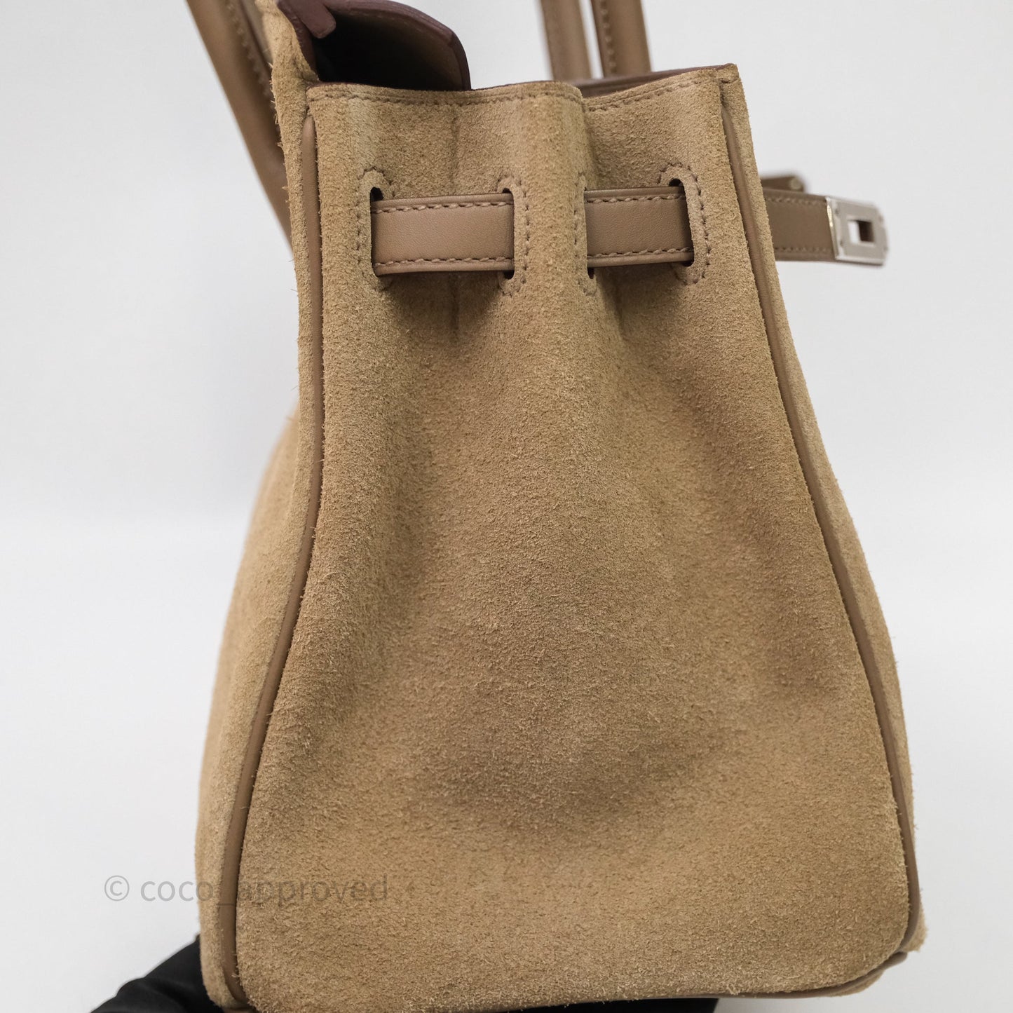 Hermès Birkin 25  Étoupe 18 Grizzly Palladium Hardware