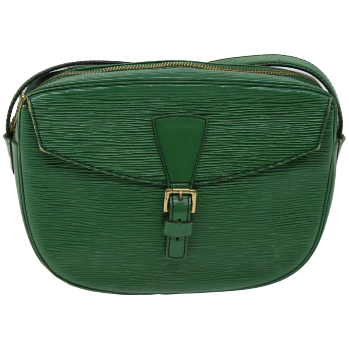 LOUIS VUITTON Epi Jeune Fille MM Shoulder Bag Green M52154 LV 66524