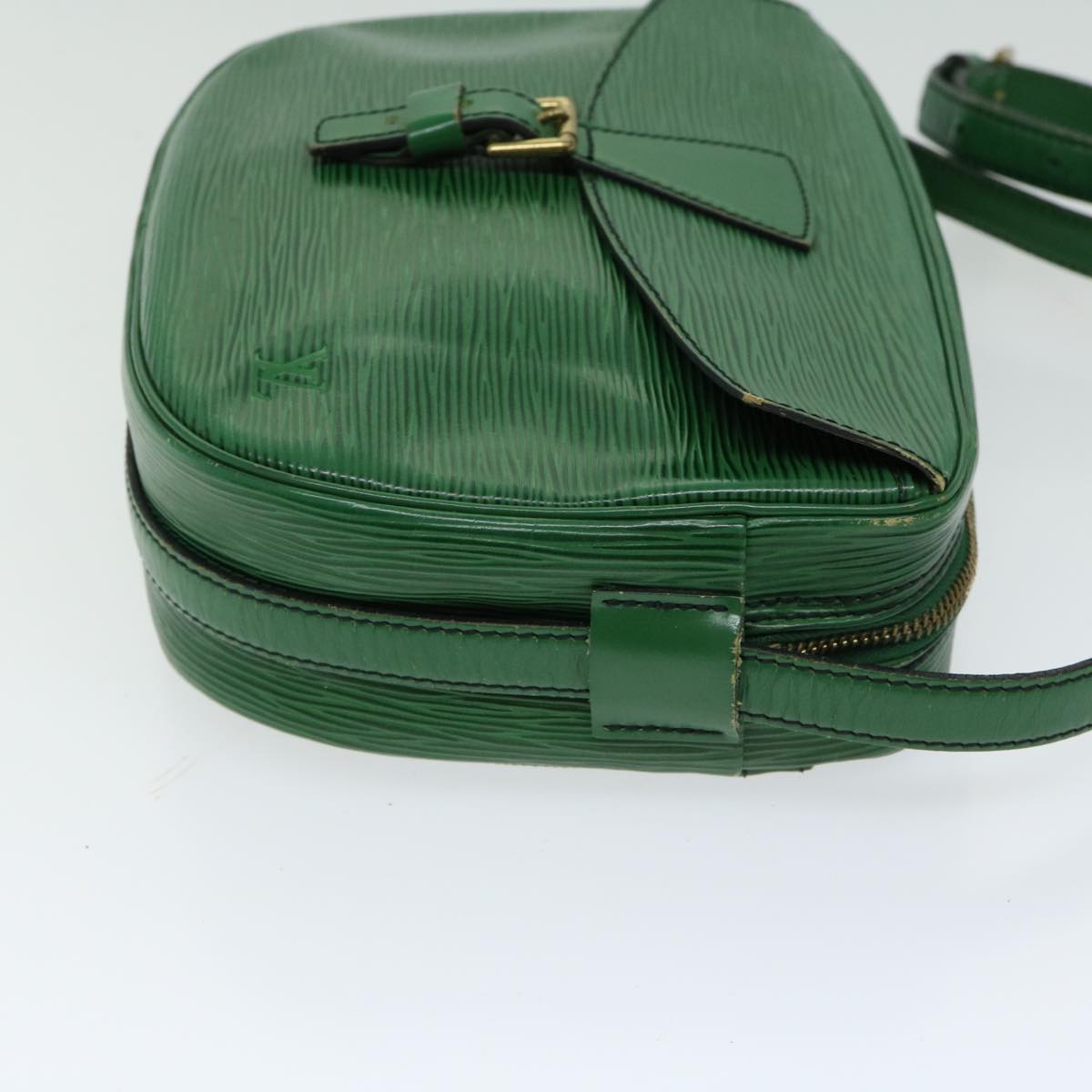 LOUIS VUITTON Epi Jeune Fille MM Shoulder Bag Green M52154 LV 66524