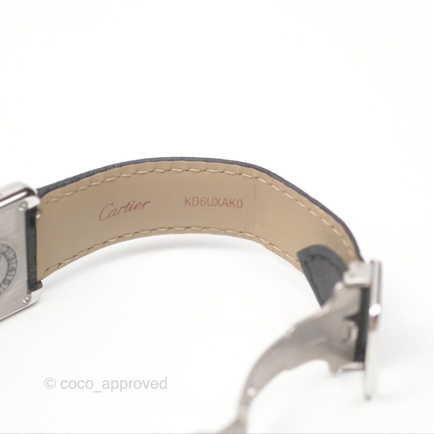 Cartier Tank Solo Watch Small Model Steel Black