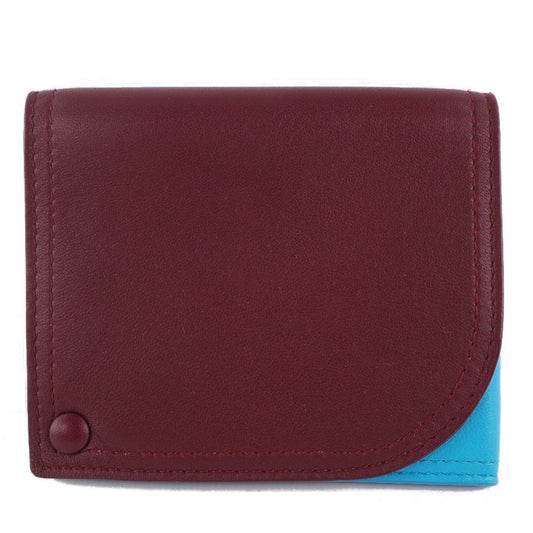 Luxury Bottega Veneta blue  Color Leather Card Case ()