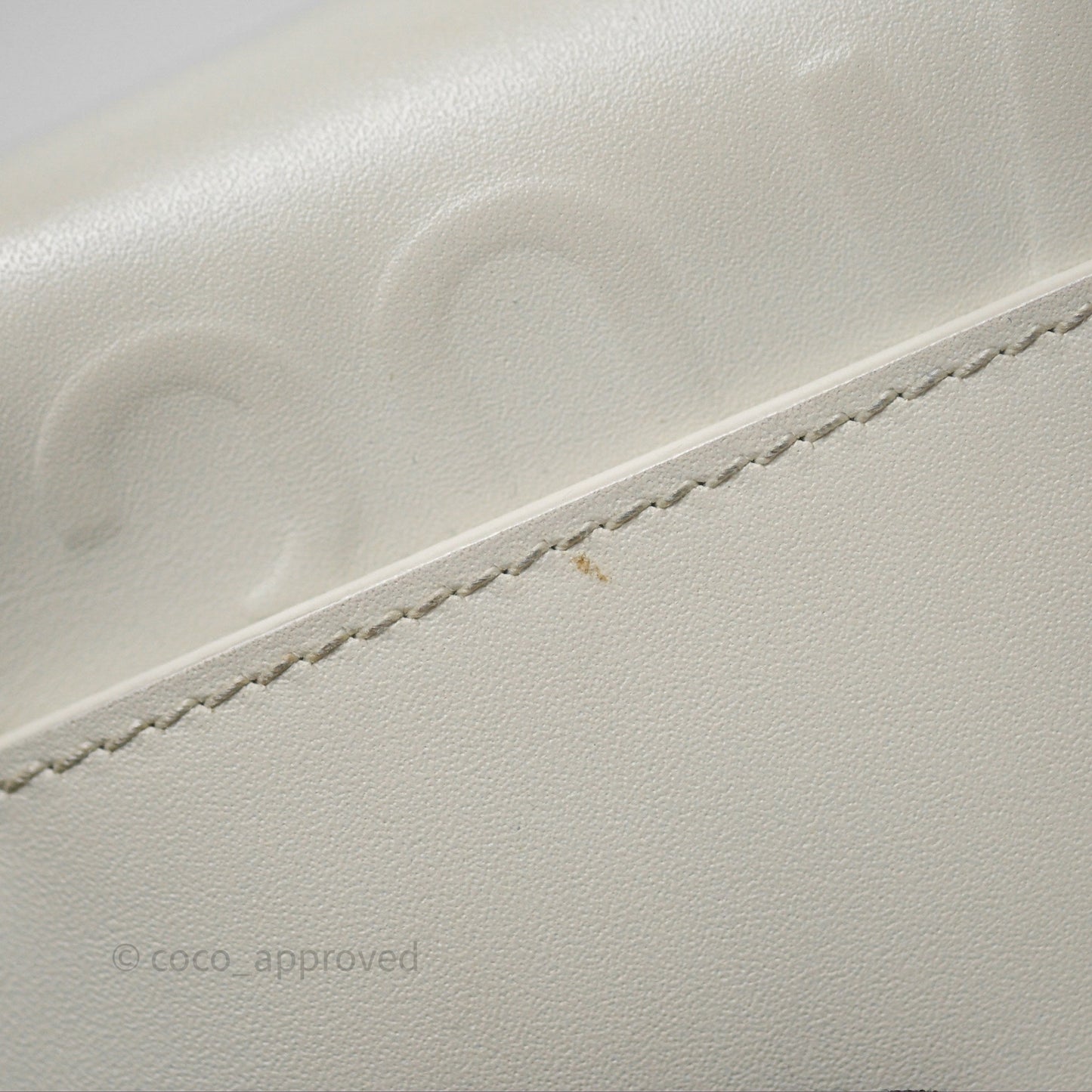 Christian Dior Bobby East-West Bag Calfskin White