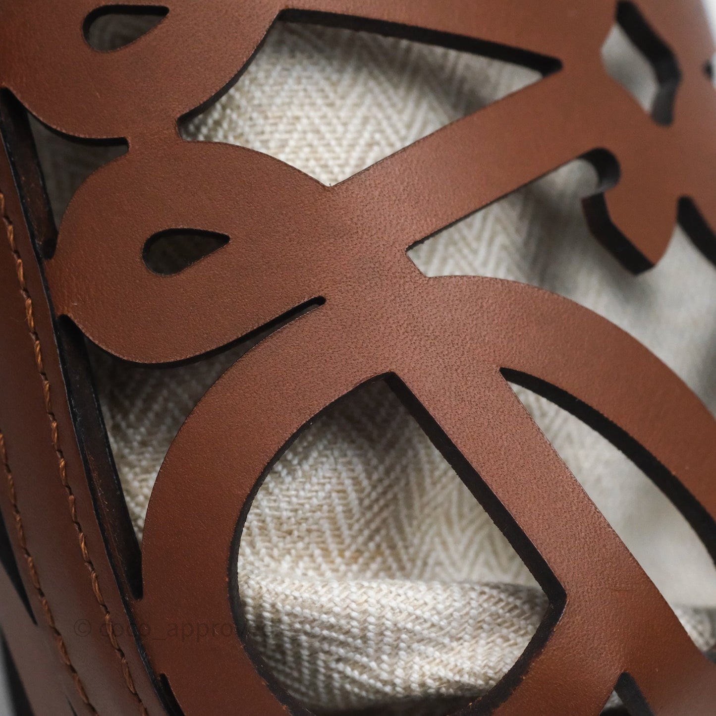 Loewe X Paula's Ibiza Cutout Anagram Pocket Tan