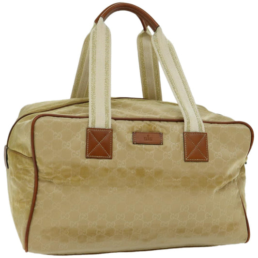 GUCCI GG Canvas Boston Bag Beige 153240  66606