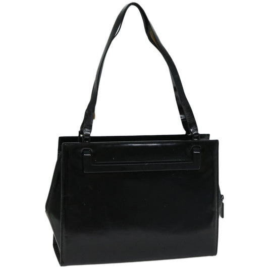 GUCCI Shoulder Bag Patent leather Black 002 1013 3444  66617