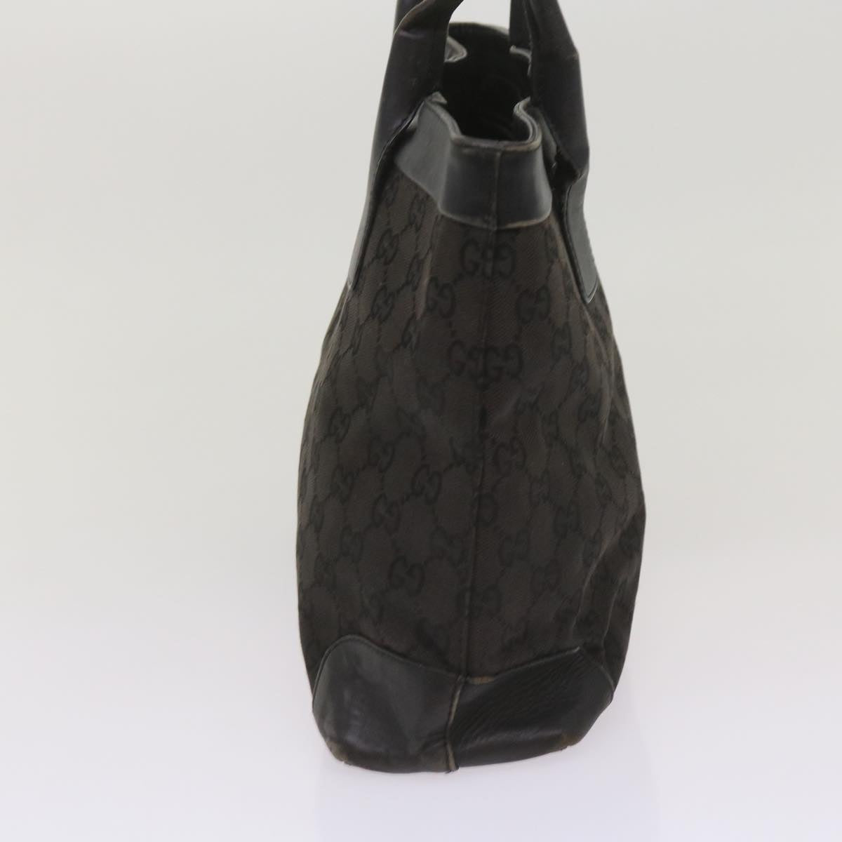 GUCCI GG Canvas Tote Bag Black 002 1119  66622