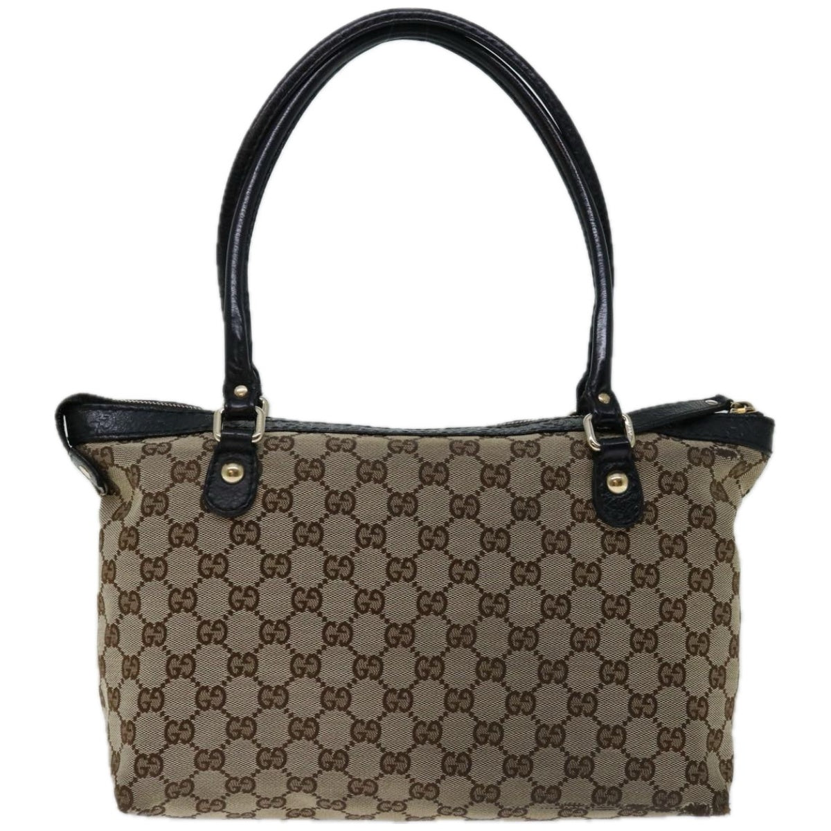 GUCCI GG Canvas Tote Bag Beige 211942  66640