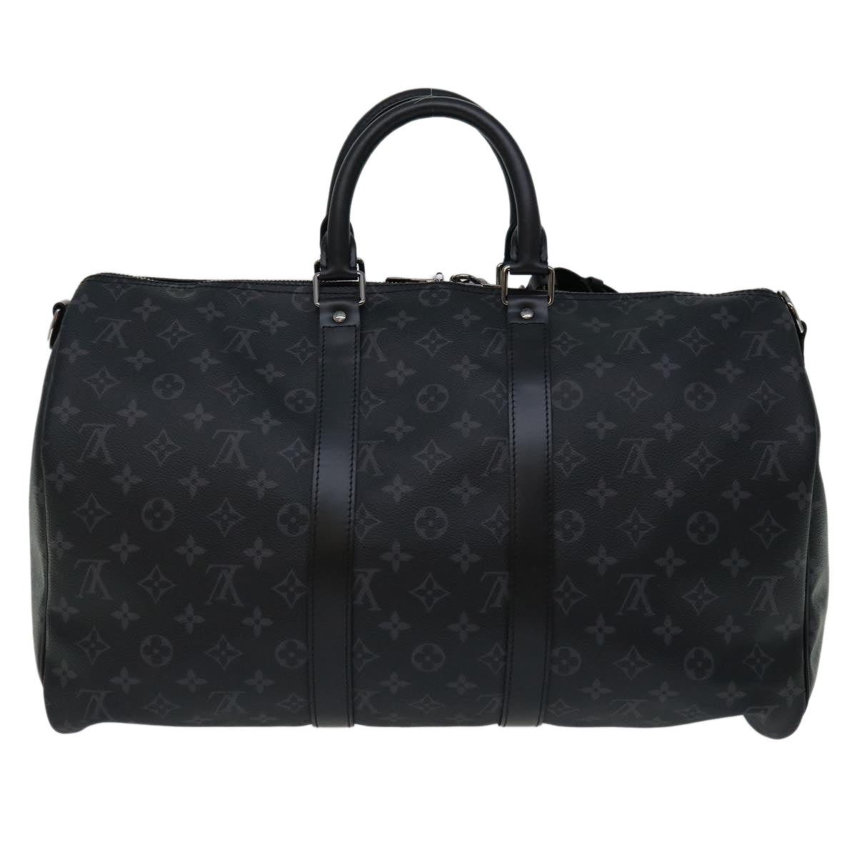 LOUIS VUITTON Monogram Eclipse Keepall Bandouliere 45 Bag M40569 LV 66711A