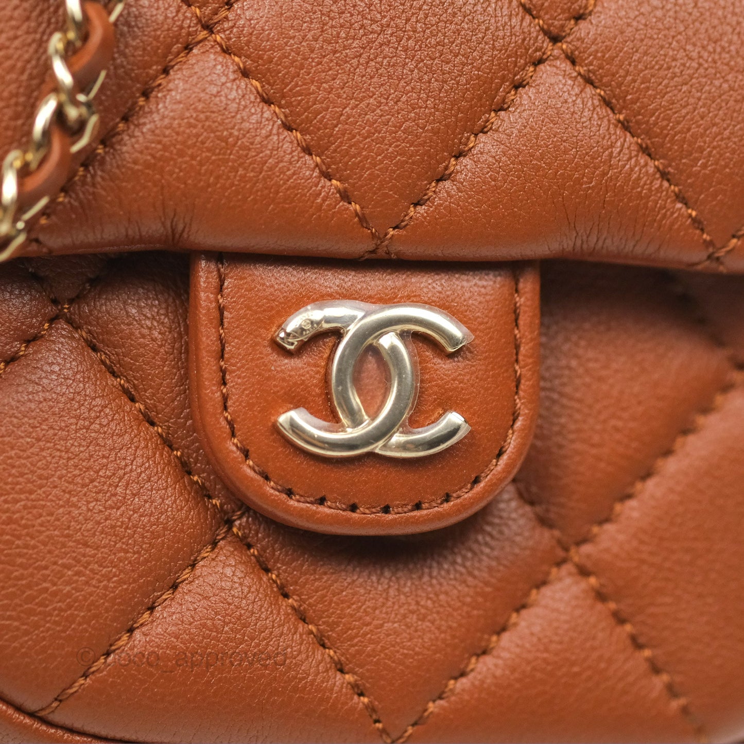 Chanel Medium Duma Backpack Tan Brown Calfskin Gold Hardware