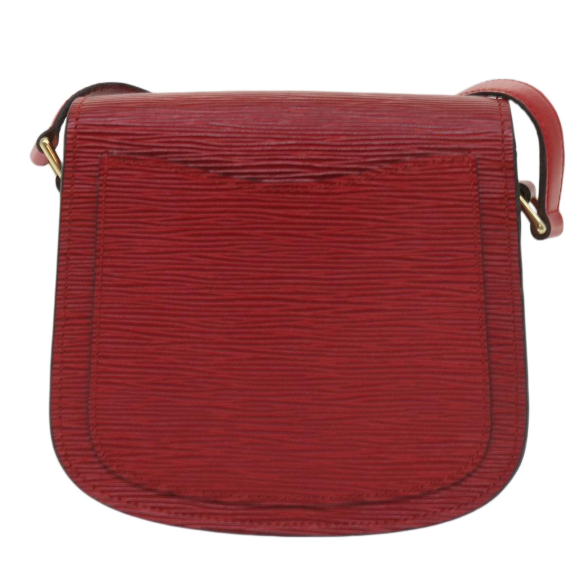 LOUIS VUITTON Epi Saint Cloud PM Shoulder Bag Red M52217 LV 66747