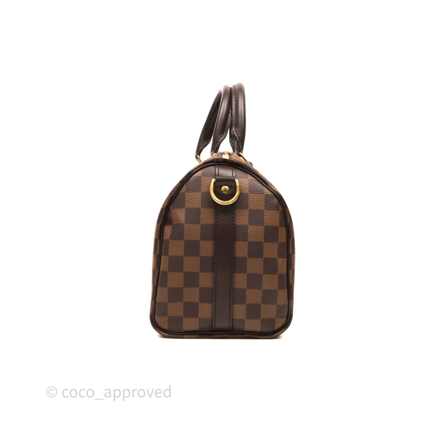 Louis Vuitton Speedy 25 Damier Canvas Gold Hardware