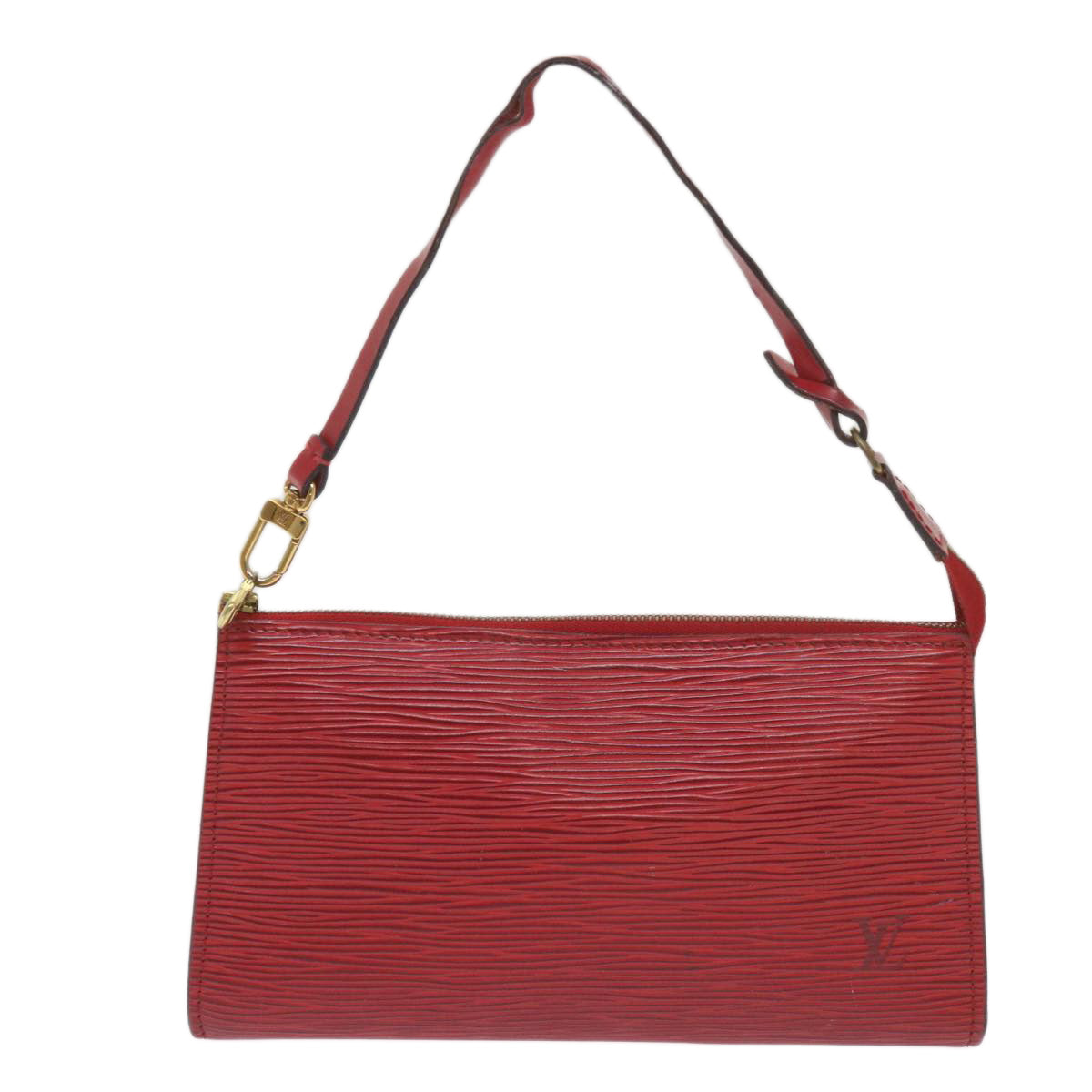LOUIS VUITTON Epi Pochette Accessoires Accessory Pouch Red M52987 66760