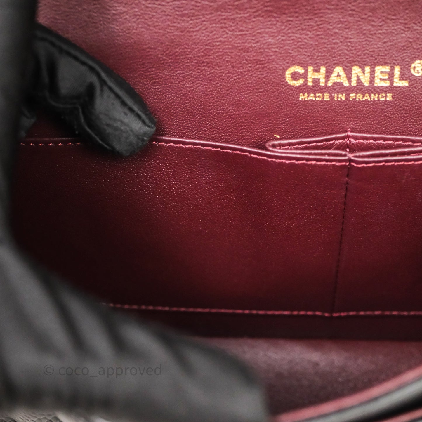 Chanel Medium Classic Flap Quilted Black Caviar Gold Hardware