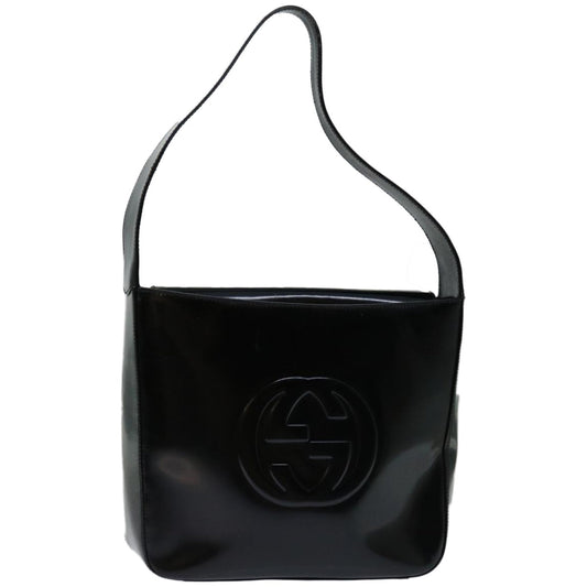 GUCCI Shoulder Bag Patent leather Black 000 0506  66799