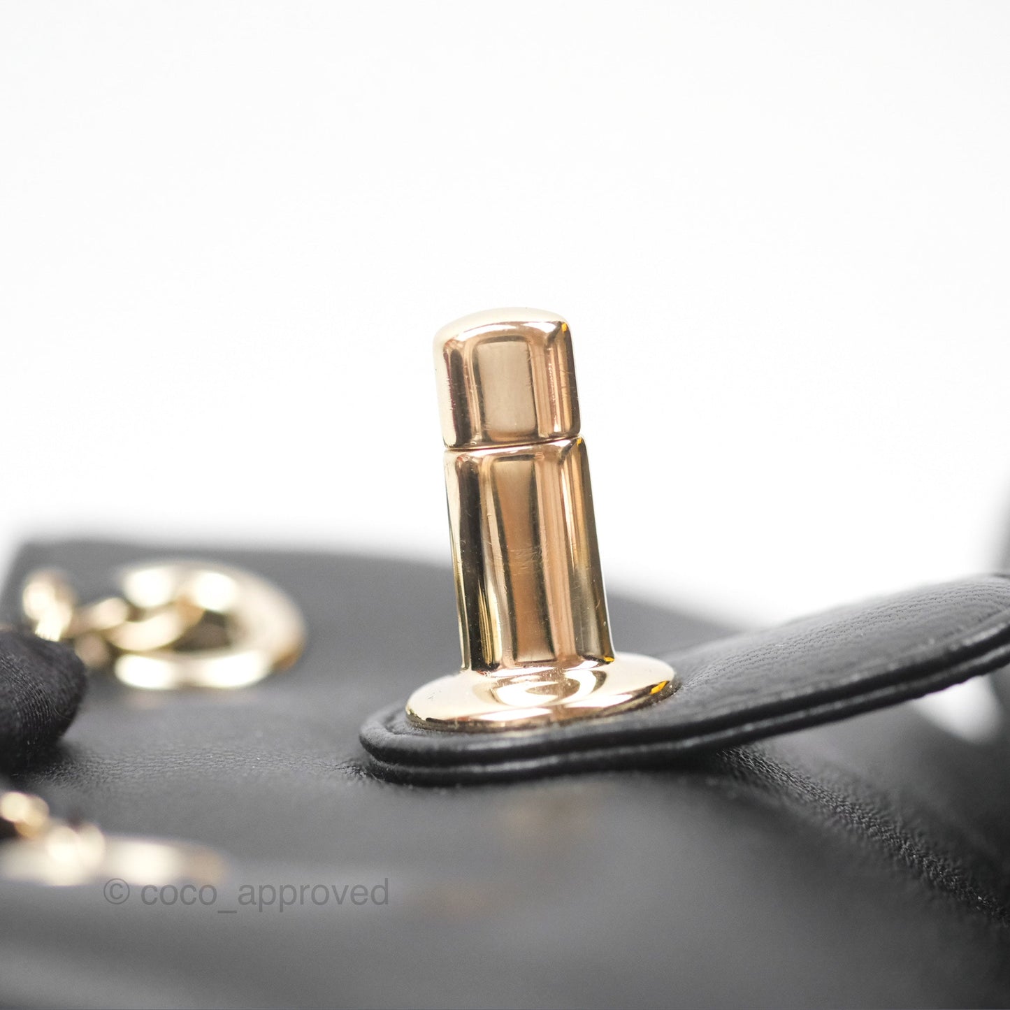 Chanel Quilted Small Duma Drawstring Backpack Black Lambskin