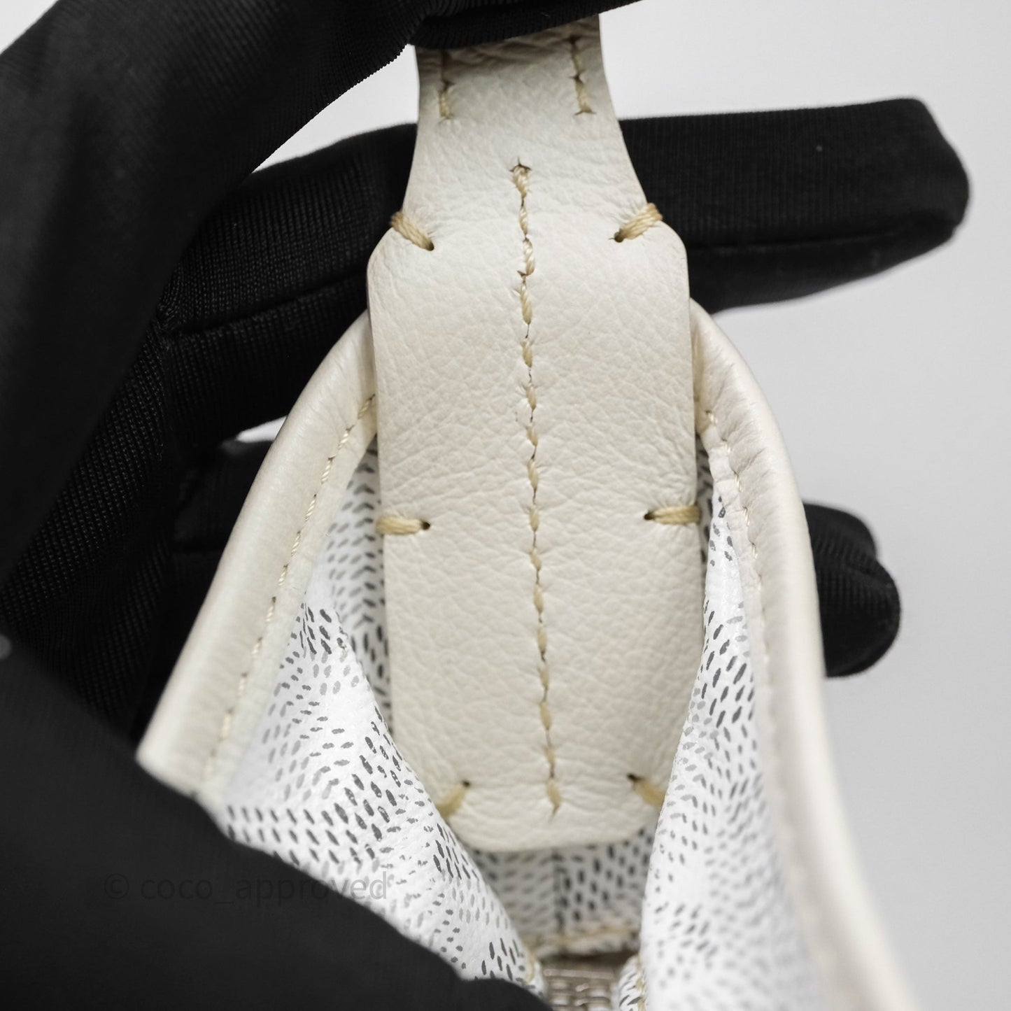 Goyard Bohème Hobo Bag PM White Goyardine Canvas