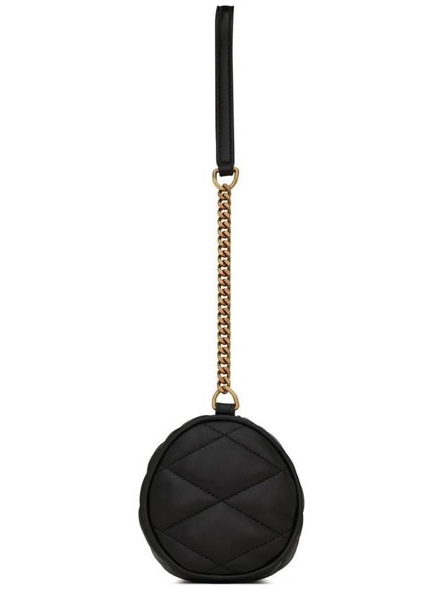Luxury Saint Laurent Tube Quilting Small Shoulder Bag Black
