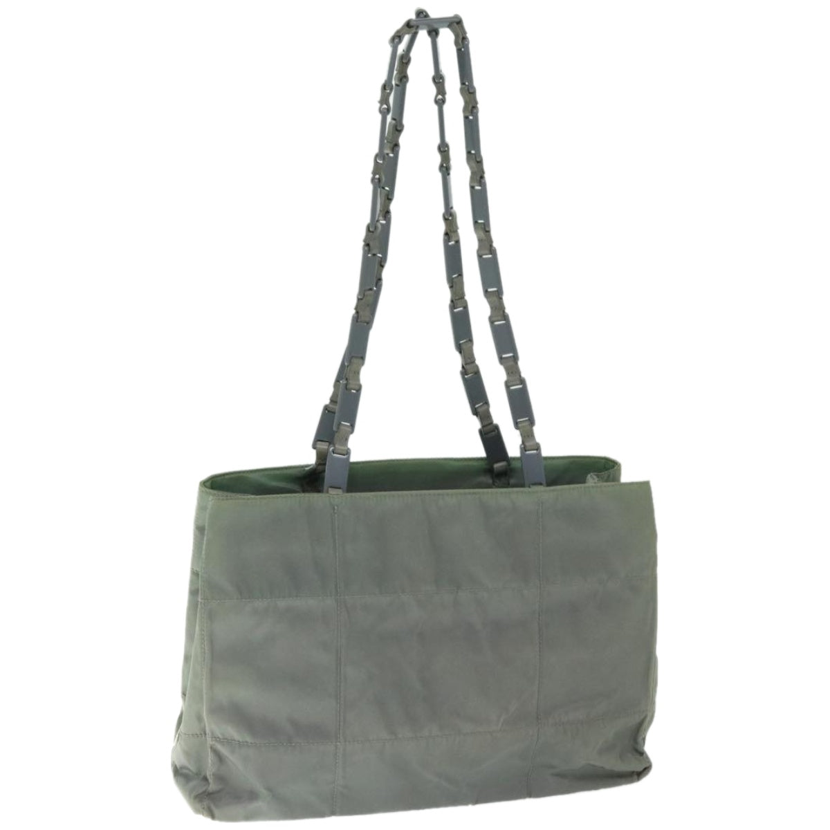 Luxury PradaTote Bag Nylon Gray 66802