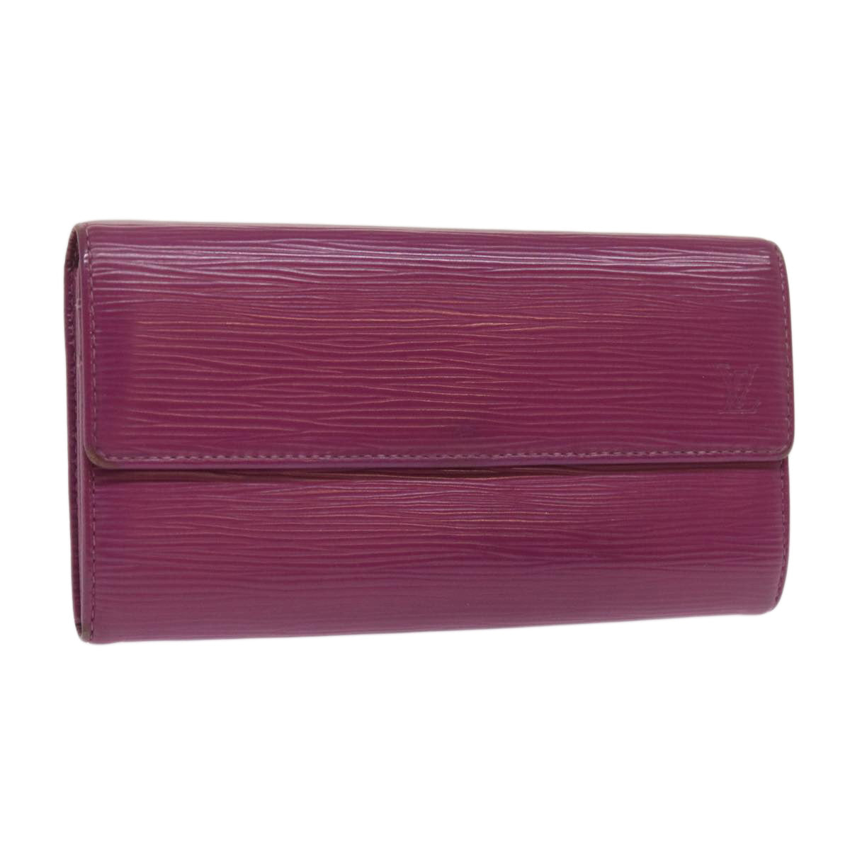 LOUIS VUITTON Epi Portefeiulle Sarah Long Wallet Grenard M6374L LV 66832