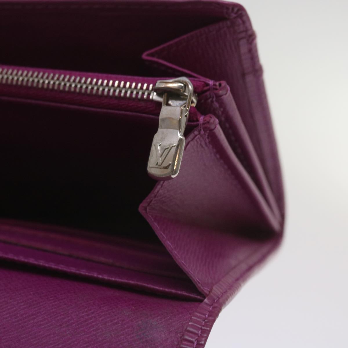 LOUIS VUITTON Epi Portefeiulle Sarah Long Wallet Grenard M6374L LV 66832