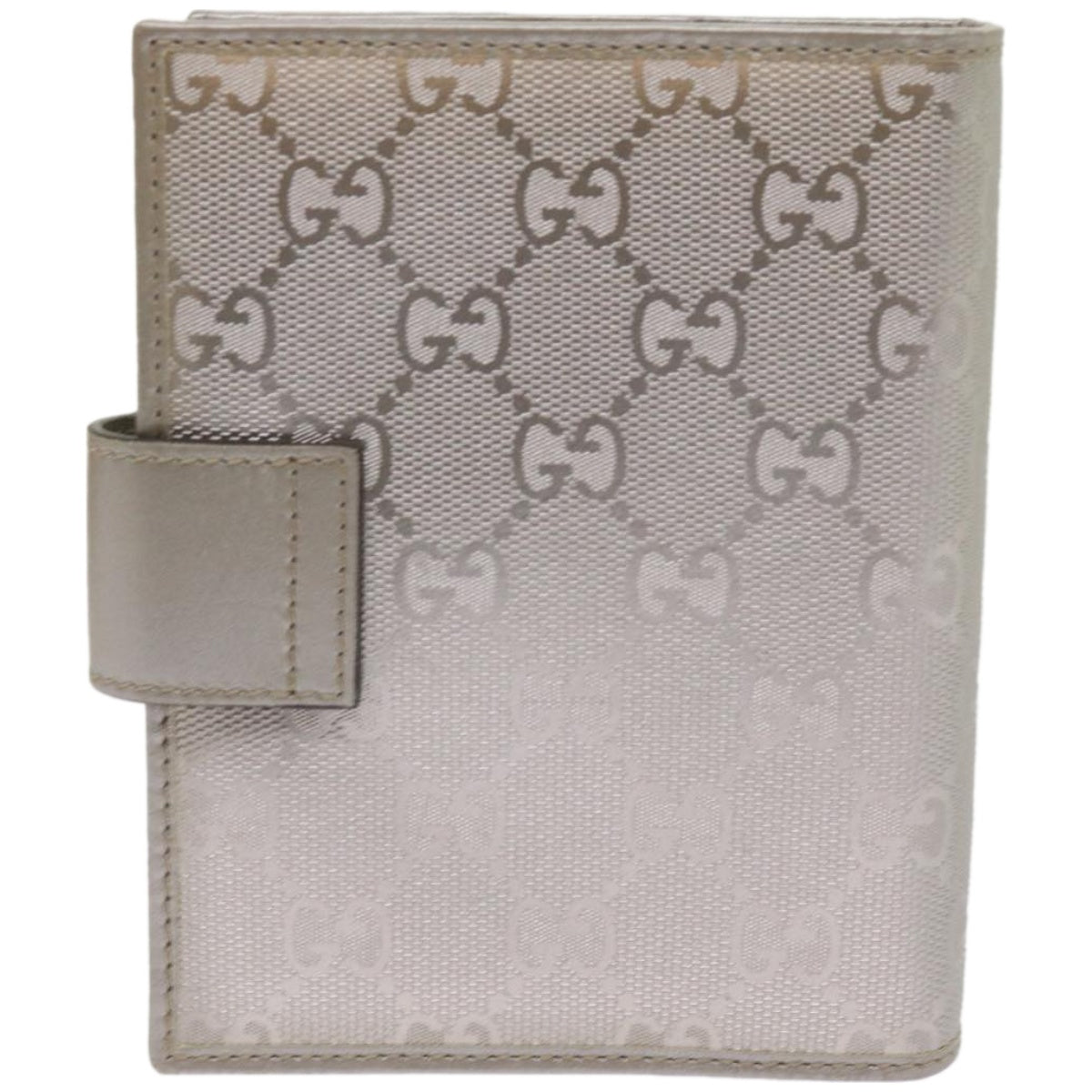 GUCCI GG implementation Day Planner Cover Silver 115240  66845
