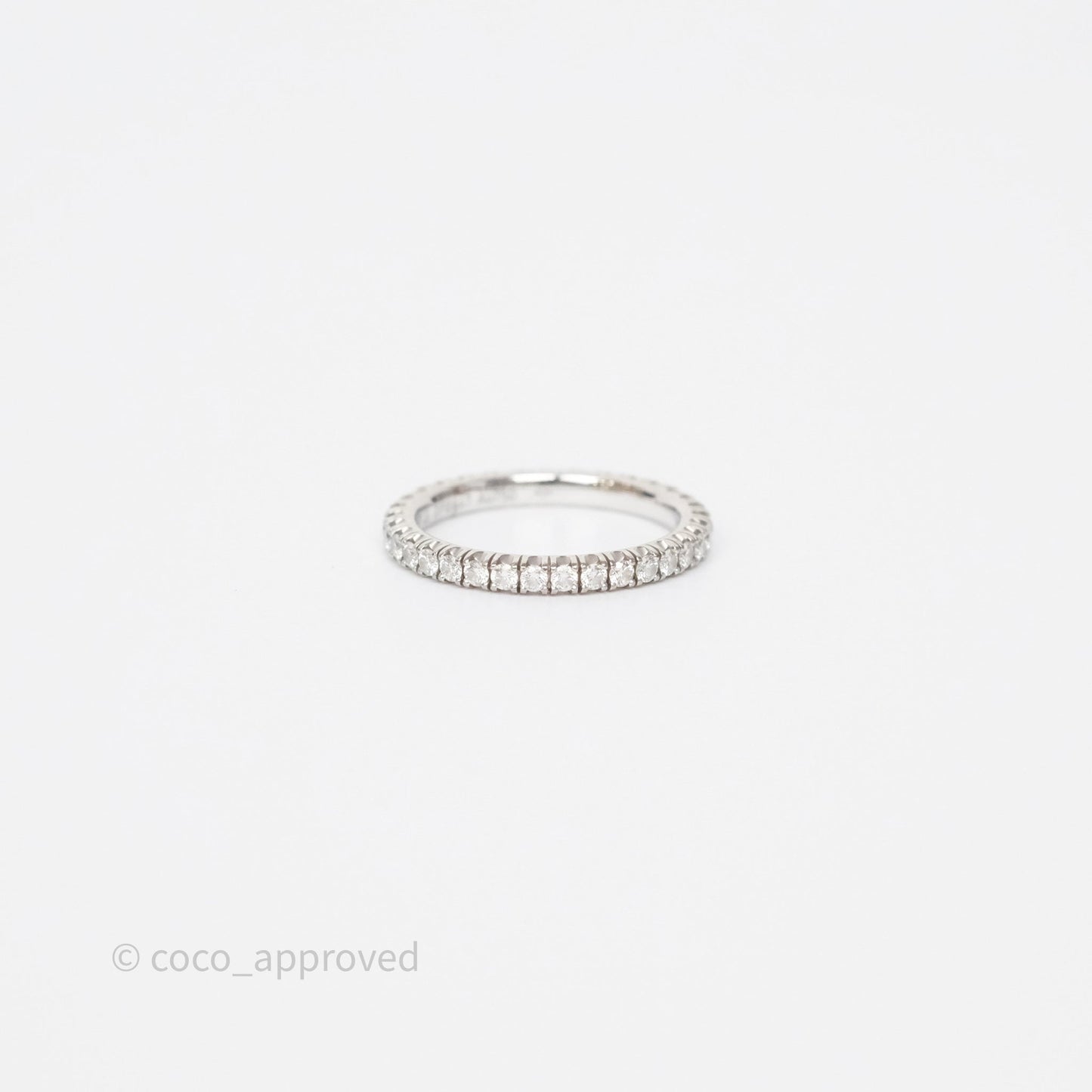 Cartier Diamonds Ring White Gold Size 46