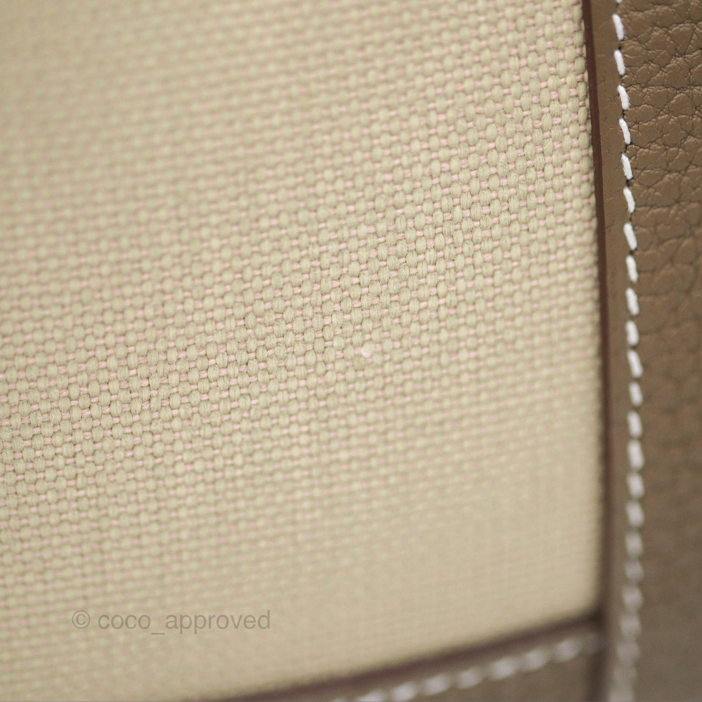 Hermès Garden Party 30 Toile Negonda Beton 8L / Etoupe 18