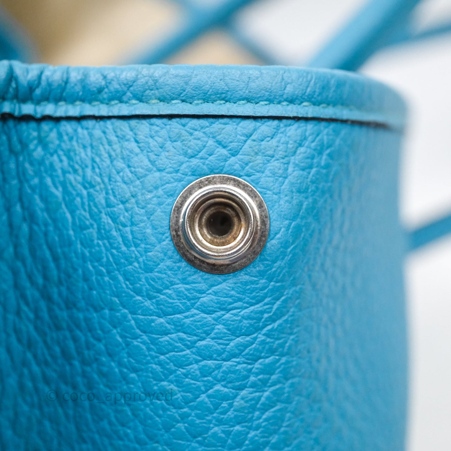 Hermès Garden Party 36 Celeste 7N Palladium Hardware