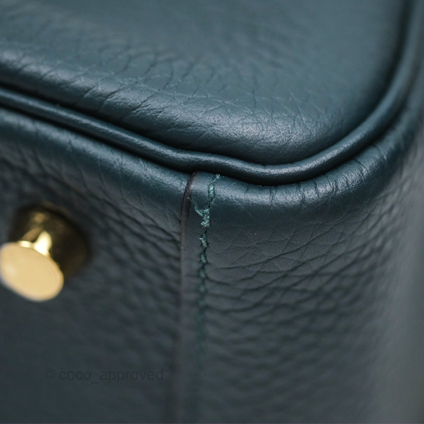 Hermès Lindy 26 Vert Cypress 6O Clemence Gold Hardware