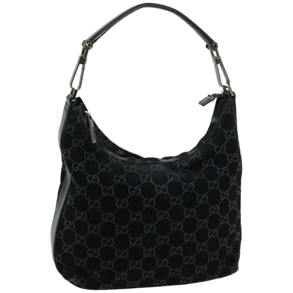 GUCCI GG Canvas Shoulder Bag Black 000 0602  66927