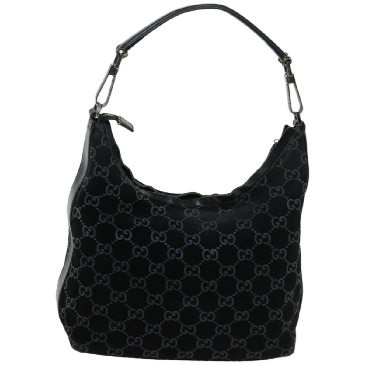 GUCCI GG Canvas Shoulder Bag Black 000 0602  66927