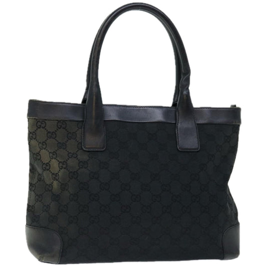 GUCCI GG Canvas Tote Bag Black 002 1119  66930