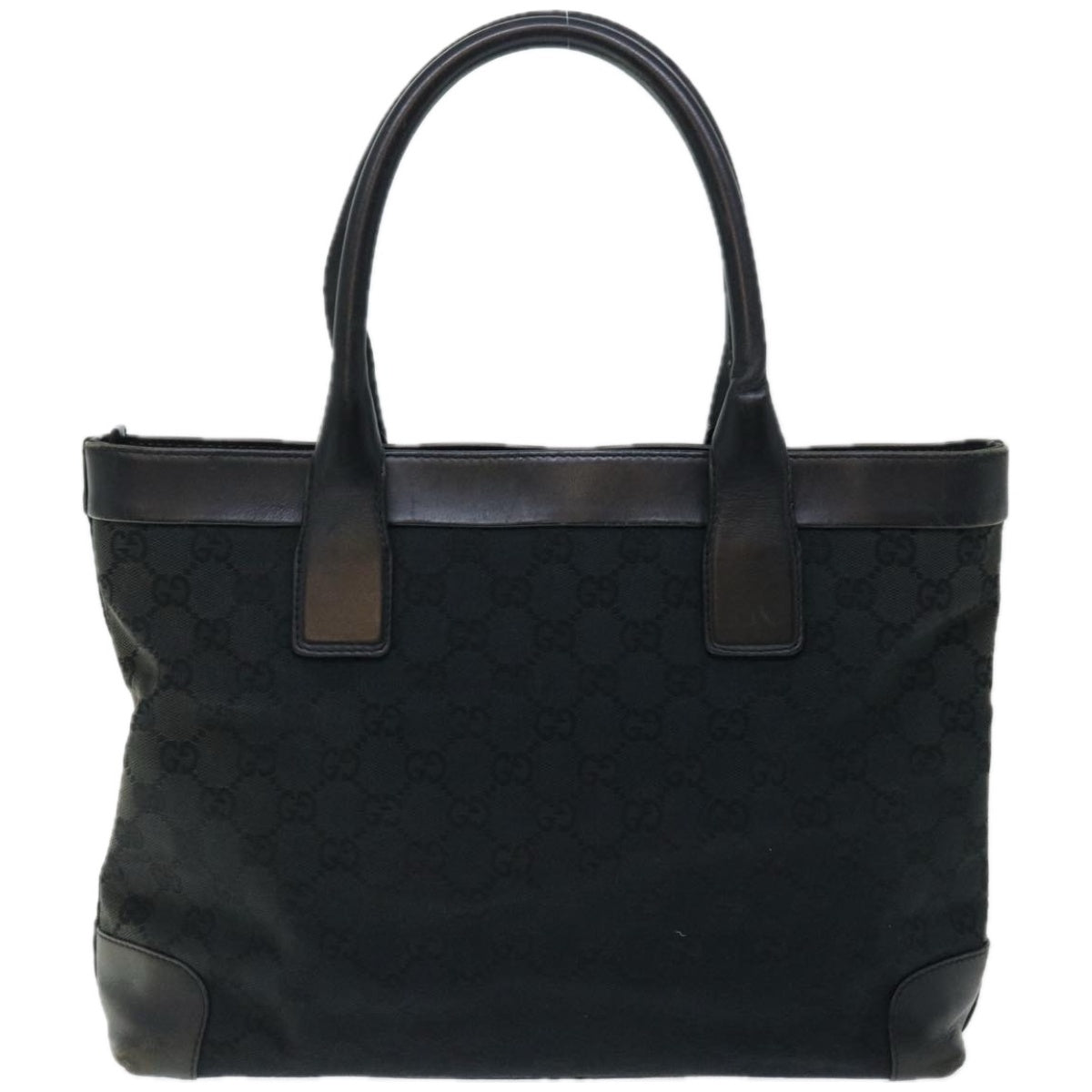 GUCCI GG Canvas Tote Bag Black 002 1119  66930