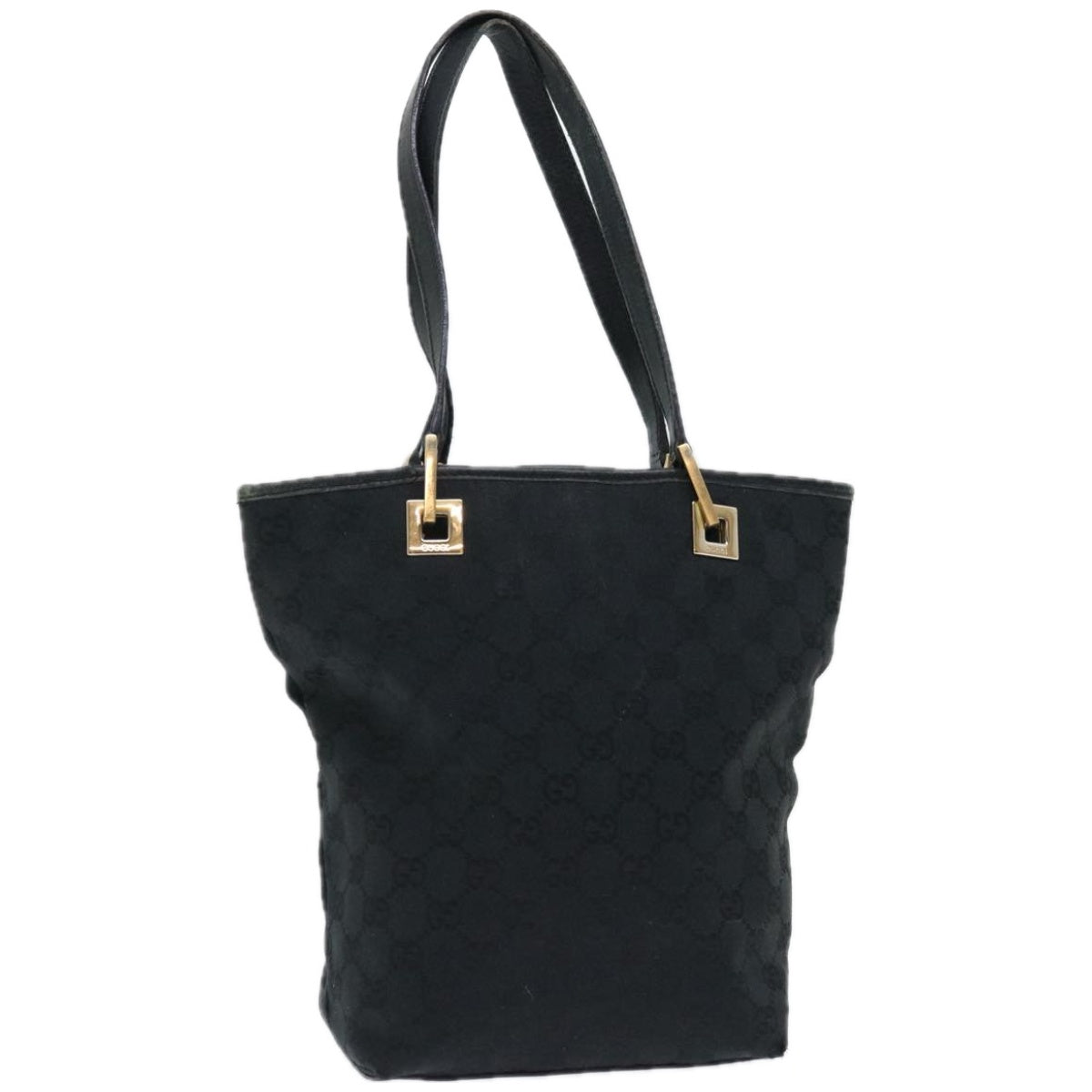 GUCCI GG Canvas Hand Bag Black 002 1099  66931