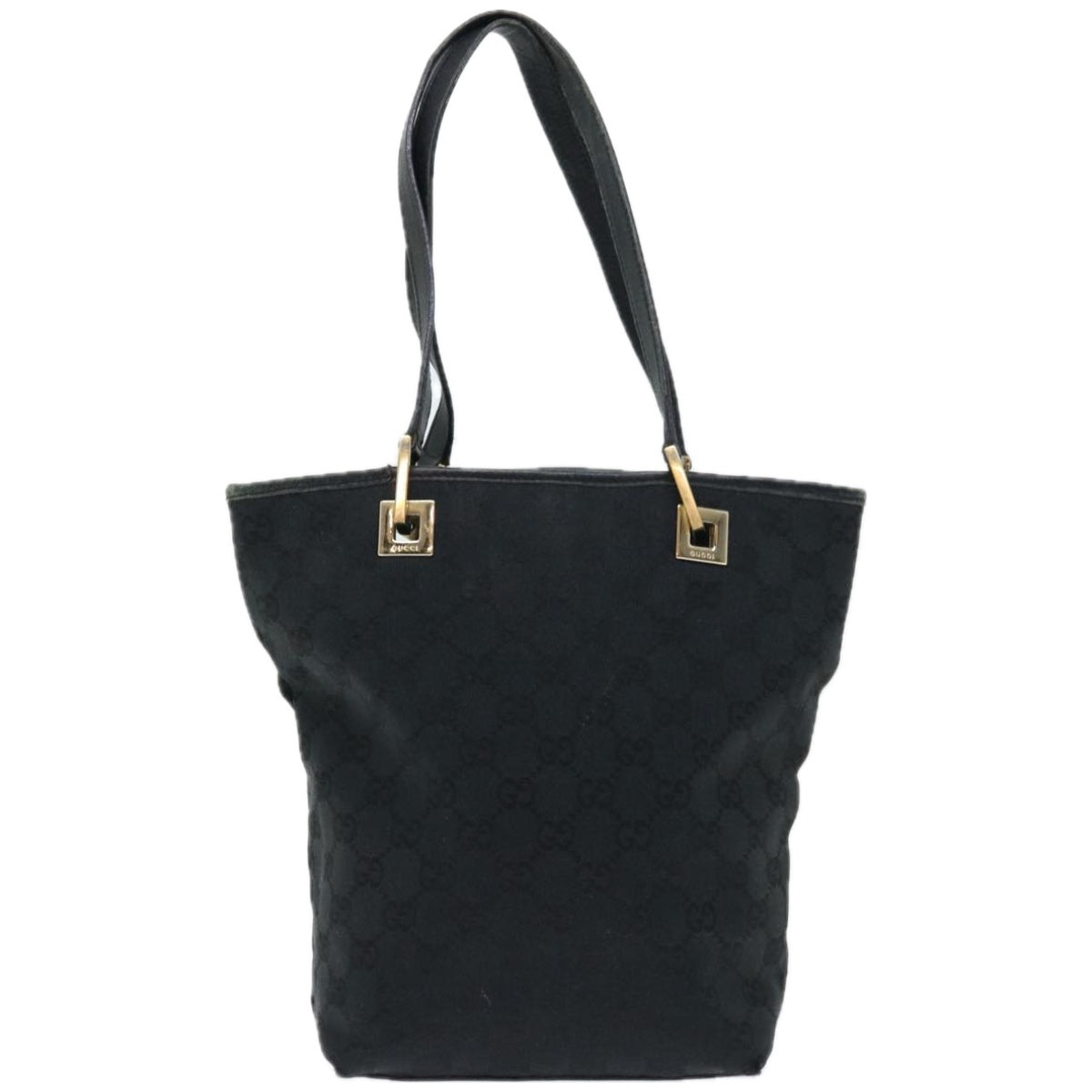 GUCCI GG Canvas Hand Bag Black 002 1099  66931