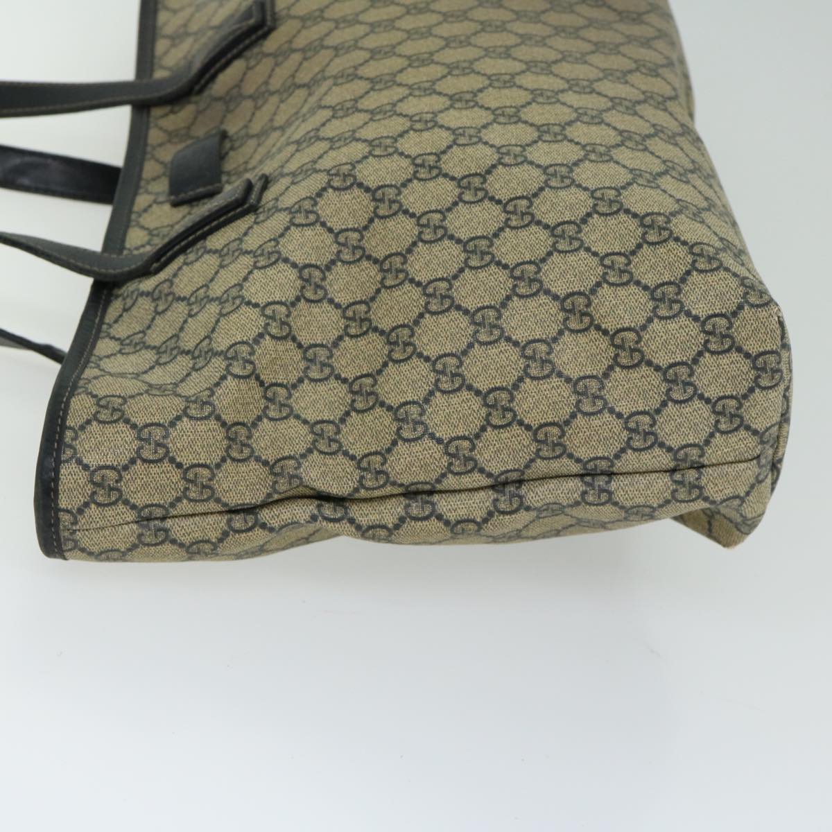 GUCCI GG Supreme Tote Bag PVC Beige 211137  66934