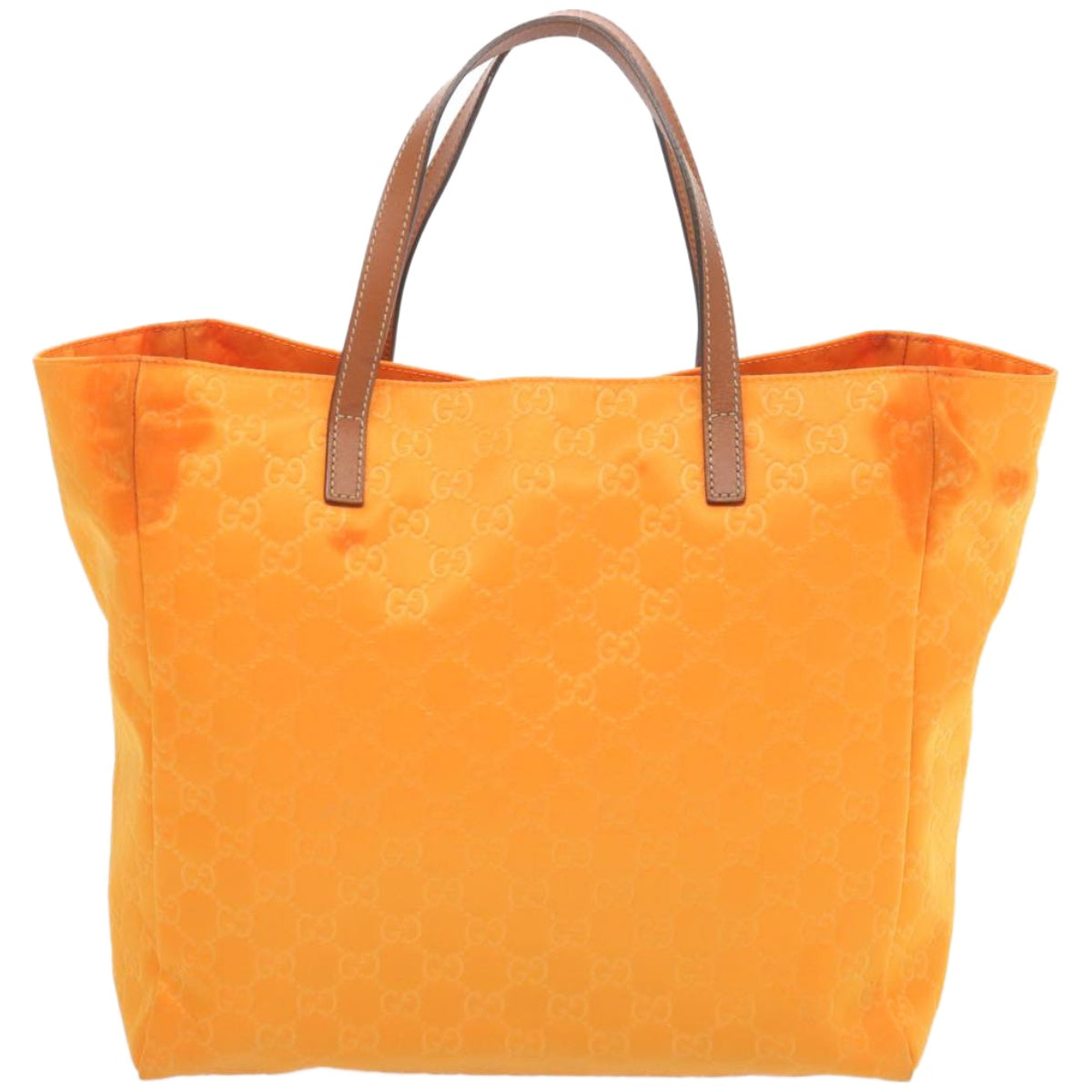 GUCCI GG Canvas Tote Bag Orange 282439  66935