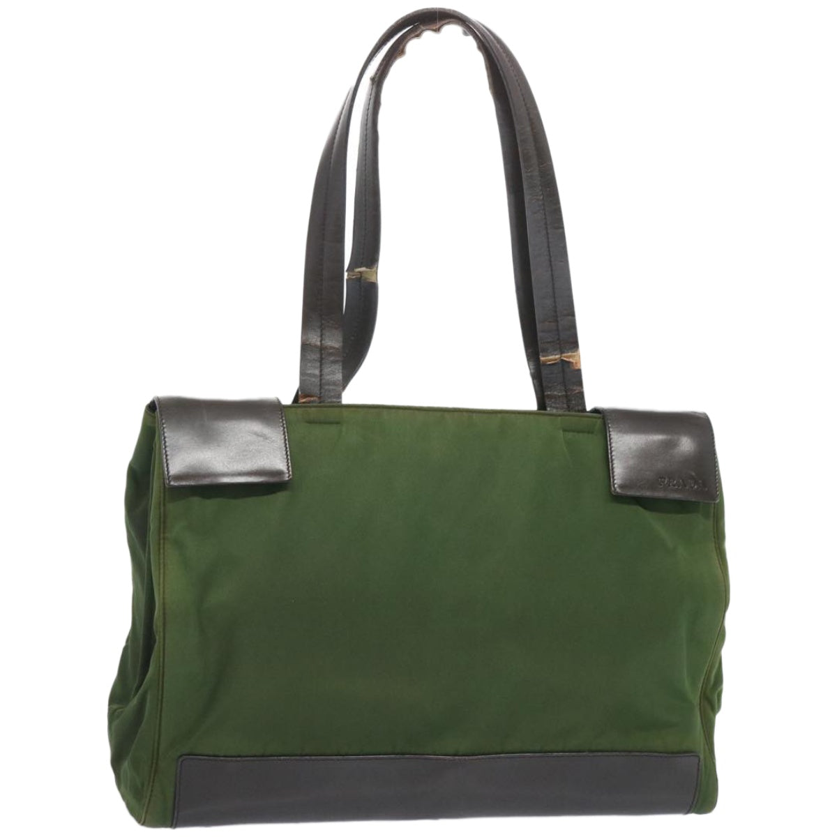 Luxury PradaTote Bag Nylon Khaki 66936
