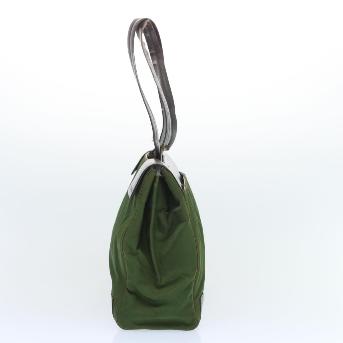 Luxury PradaTote Bag Nylon Khaki 66936