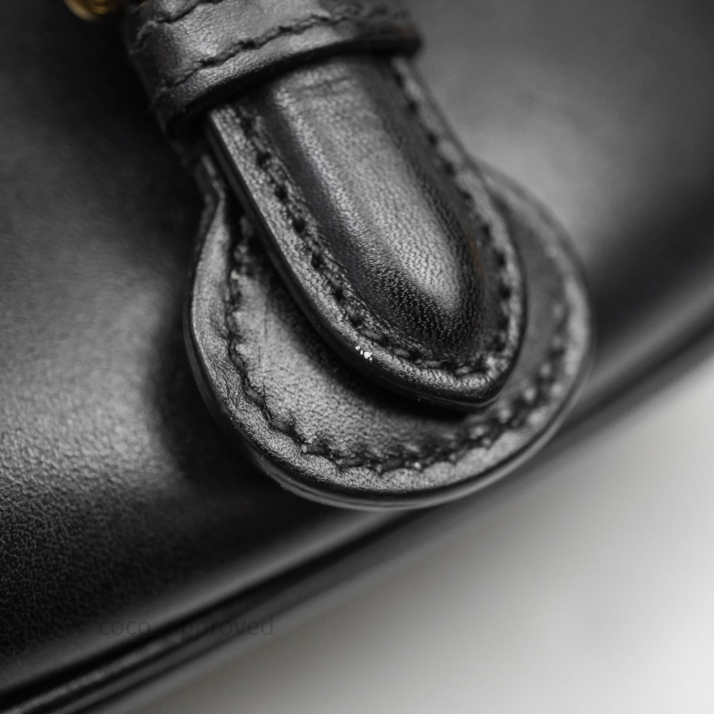 Christian Dior Medium Bobby Flap Black Box Calfskin