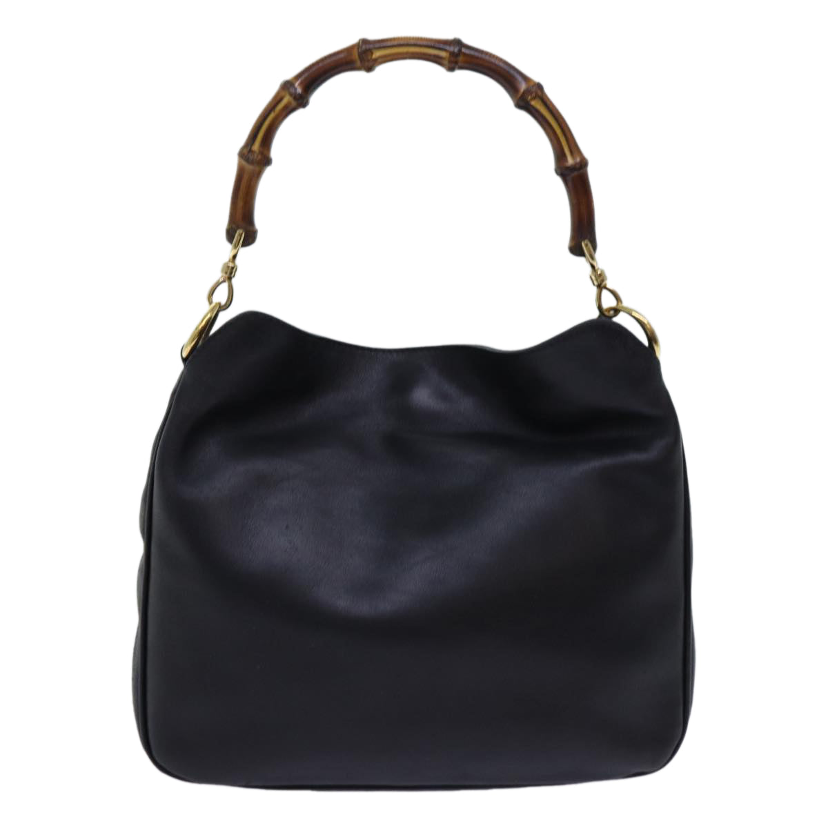 Luxury Gucci Trending 2025 Bamboo Shoulder Bag Leather 2way Black  66948